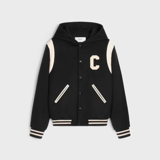 Hooded Teddy Jacket In Cashmere Wool - | ^CELINE Store