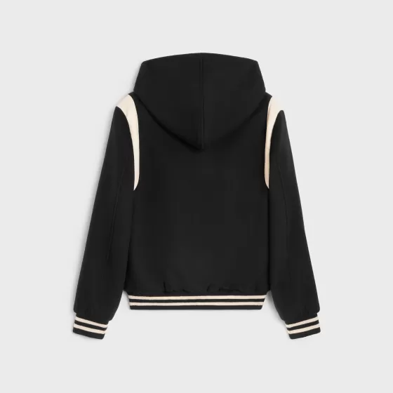 Hooded Teddy Jacket In Cashmere Wool - | ^CELINE Store