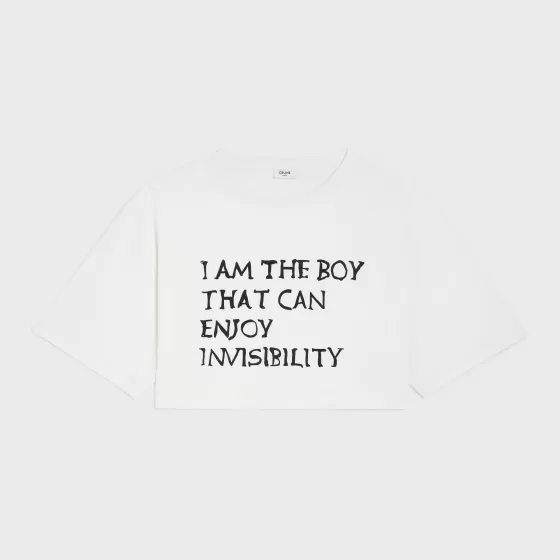 I Am The Boy T-Shirt In Cotton Jersey - | ^CELINE Best