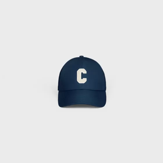 Initial Baseball Cap In Cotton - | ^CELINE Best