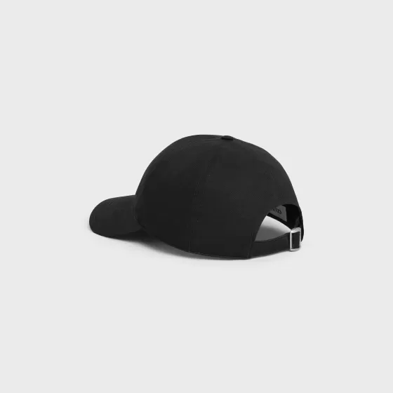 Initial Baseball Cap In Cotton - | ^CELINE Store