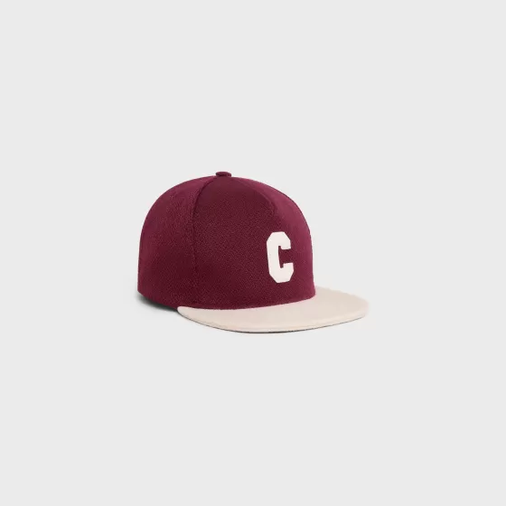 Initial Cap In Wool - | ^CELINE Outlet