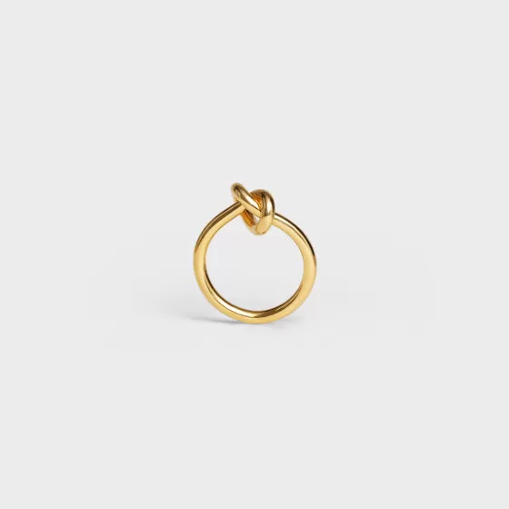 Knot Ring In Brass With Finish - | ^CELINE Outlet