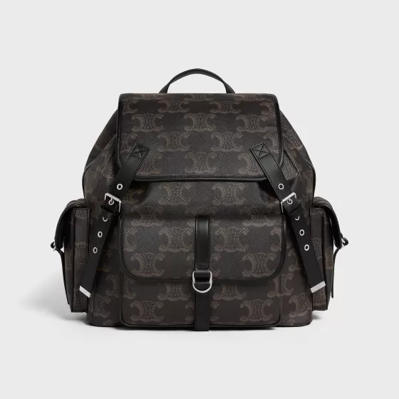 Large Backpack In Triomphe Canvas Xl - | ^CELINE Store