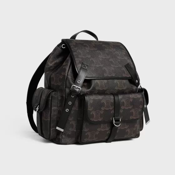 Large Backpack In Triomphe Canvas Xl - | ^CELINE Store