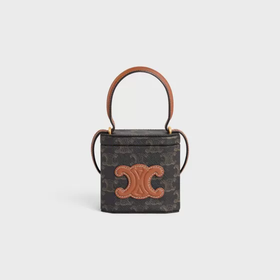 Lock Bag Cuir Triomphe In Triomphe Canvas And Calfskin - | ^CELINE Best Sale