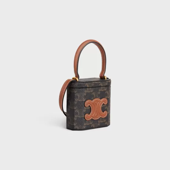 Lock Bag Cuir Triomphe In Triomphe Canvas And Calfskin - | ^CELINE Best Sale