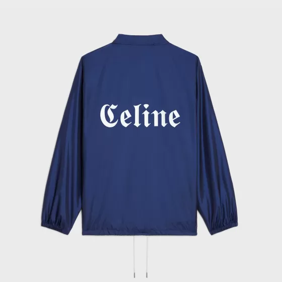 Long Coach Jacket In Lightweight Nylon - | ^CELINE Flash Sale