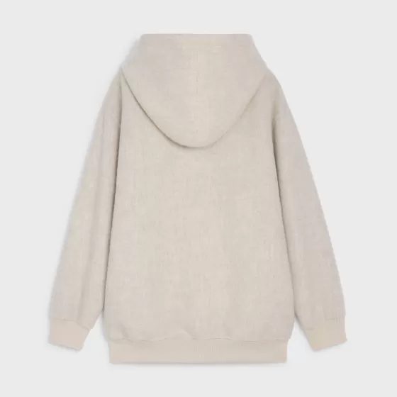 Long Hoodie In Brushed Llama - | ^CELINE Sale