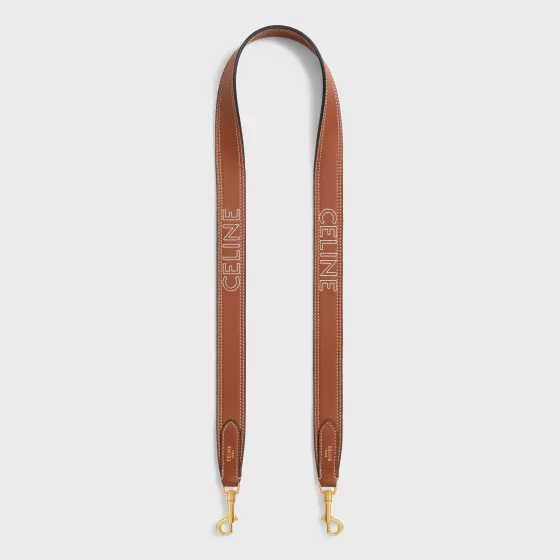 Long Strap In Smooth Calfskin With Embroidery - | ^CELINE Discount