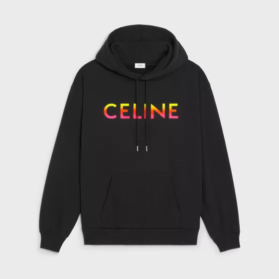 Loose Hoodie In Cotton Fleece - | ^CELINE Shop