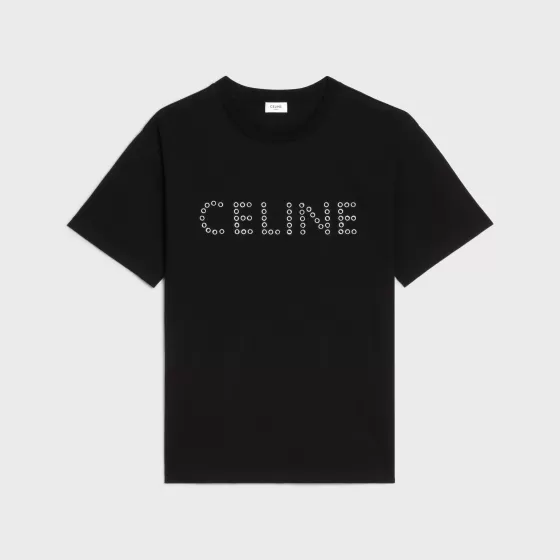 Loose T-Shirt In Cotton Jersey - | ^CELINE Online