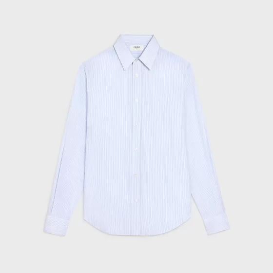 Loose Shirt In Cotton Poplin - | ^CELINE Discount