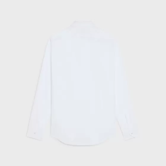 Loose Shirt In Cotton Poplin - | ^CELINE Outlet