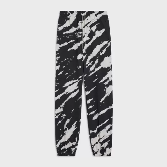 Loose Tie-Dye Track Pants In Jersey Fleece - | ^CELINE Cheap