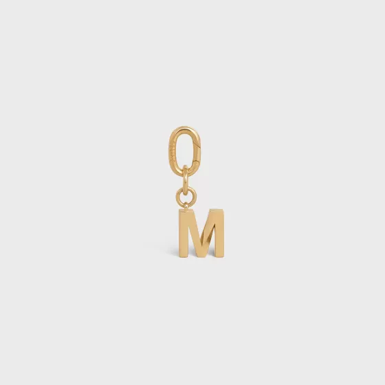 M Charm In Brass - | ^CELINE Sale