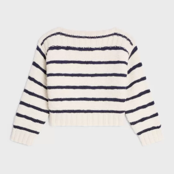 Mariniere Boat Neck Sweater In Cashmere - | ^CELINE Sale