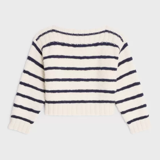 Mariniere Boat Neck Sweater In Cashmere - | ^CELINE Sale