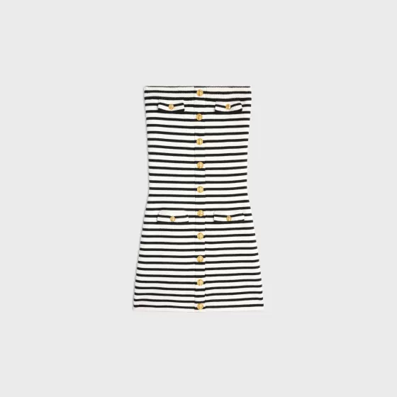 Mariniere Mini Dress In Wool - | ^CELINE Hot