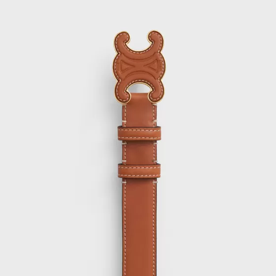 Medium Cuir Triomphe Belt In Natural Calfskin - | ^CELINE Sale