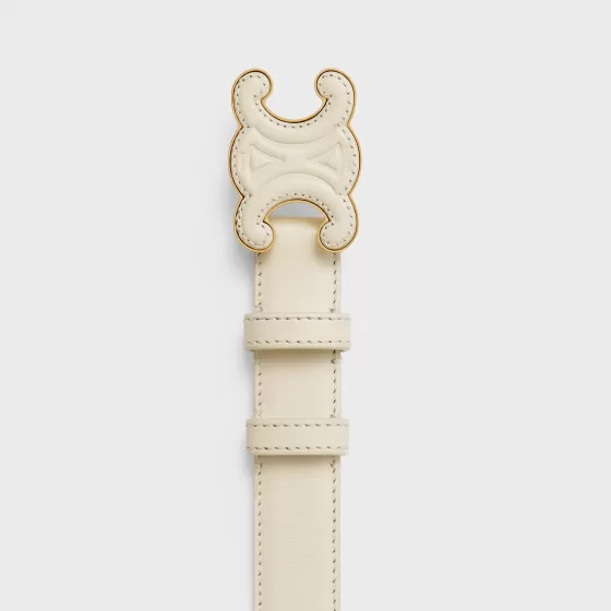 Medium Cuir Triomphe Belt In Smooth Calfskin - | ^CELINE Online