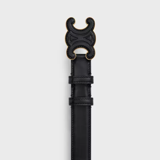 Medium Cuir Triomphe Belt In Taurillon Leather - | ^CELINE Hot