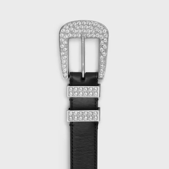 Medium Marco Belt With Strass In Vintage Calfskin - | ^CELINE Best Sale