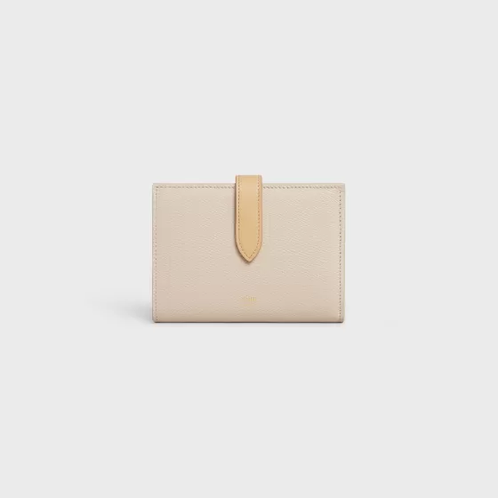 Medium Strap Wallet In Bicolour Grained Calfskin - | ^CELINE Flash Sale