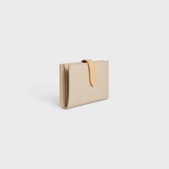 Medium Strap Wallet In Bicolour Grained Calfskin - | ^CELINE Flash Sale