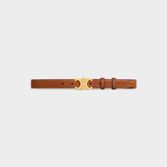 Medium Triomphe Belt In Natural Calfskin - | ^CELINE Best