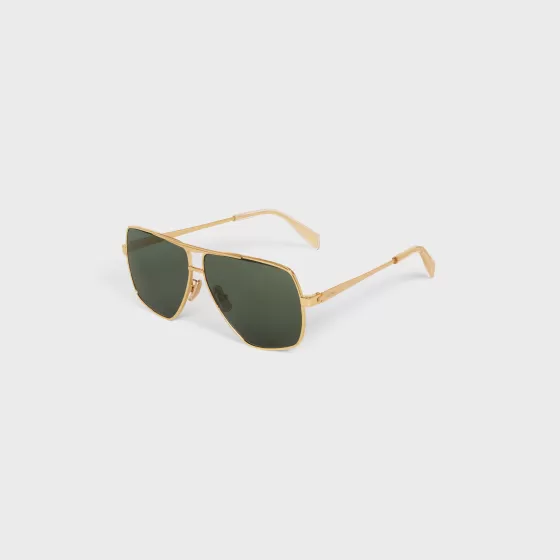 Metal Frame 24 Sunglasses In Metal - | ^CELINE Sale