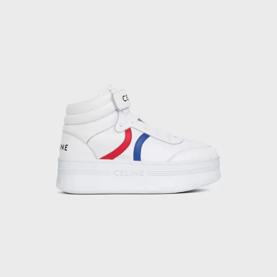 Mid Block Sneakers With Velcro And Wedge In Calfskin - | ^CELINE Sale