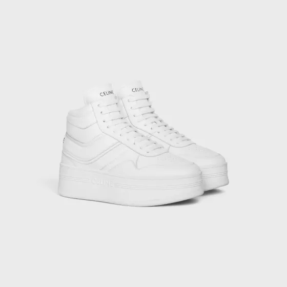 Mid Block Sneakers With Wedge In Calfskin - | ^CELINE Best