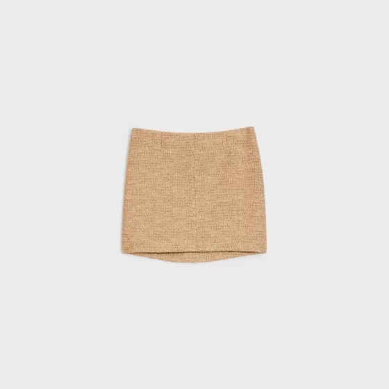 Mini Skirt In Lurex Natte - | ^CELINE Clearance