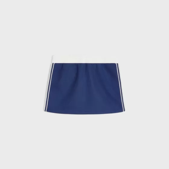 Mini Skirt In Texturized Jersey - | ^CELINE Clearance