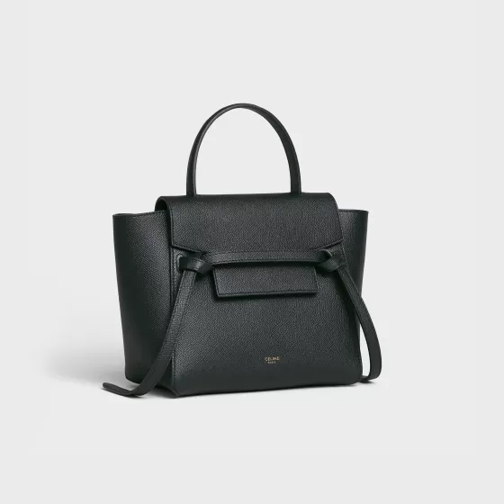 Nano Belt Bag In Grained Calfskin - | ^CELINE Store