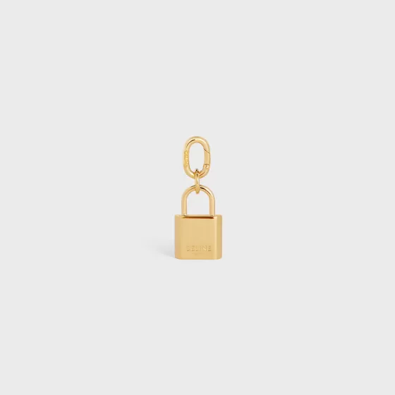 Padlock Charm In Brass - | ^CELINE Cheap