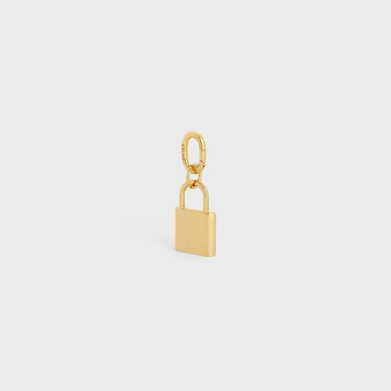 Padlock Charm In Brass - | ^CELINE Cheap