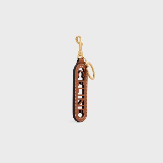 Perforated Keyring Charm In Smooth Calfskin - | ^CELINE Sale