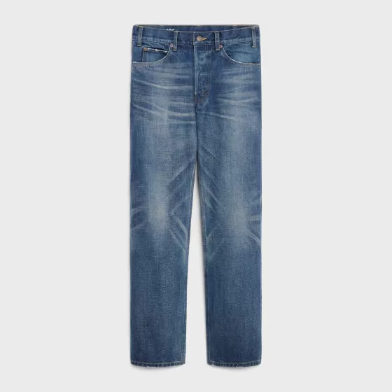 Polly Jeans In Denim - | ^CELINE Sale