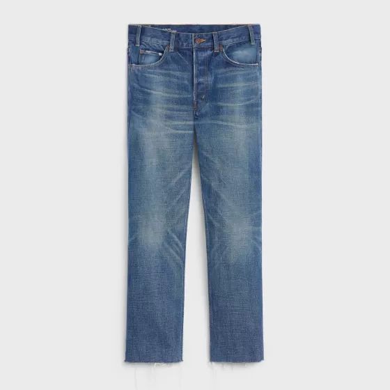 Polly Jeans In Denim - | ^CELINE Discount