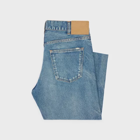 Polly Jeans In Denim - | ^CELINE Hot