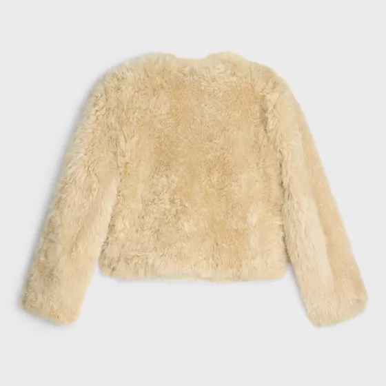 Pure Collar Jacket In Goat Cashmere - | ^CELINE New