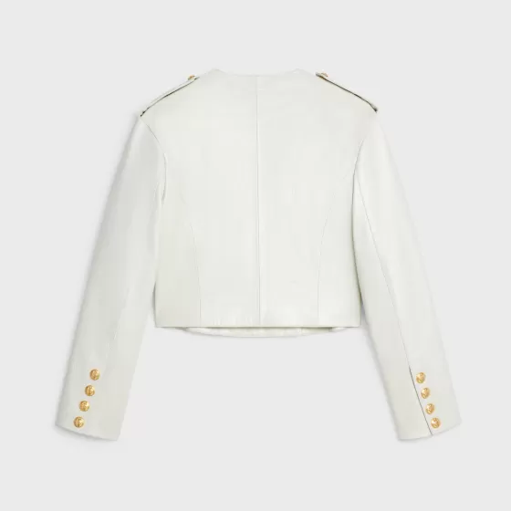 Pure Collar Jacket In Soft Lambskin - | ^CELINE New