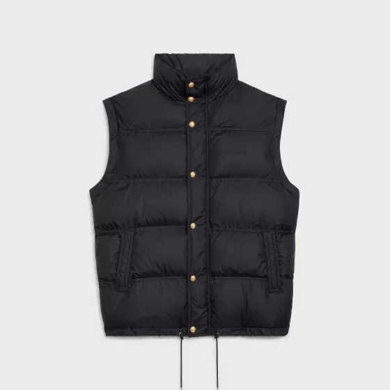 Quilted Jacket In Lightweight Matte Nylon - | ^CELINE Outlet