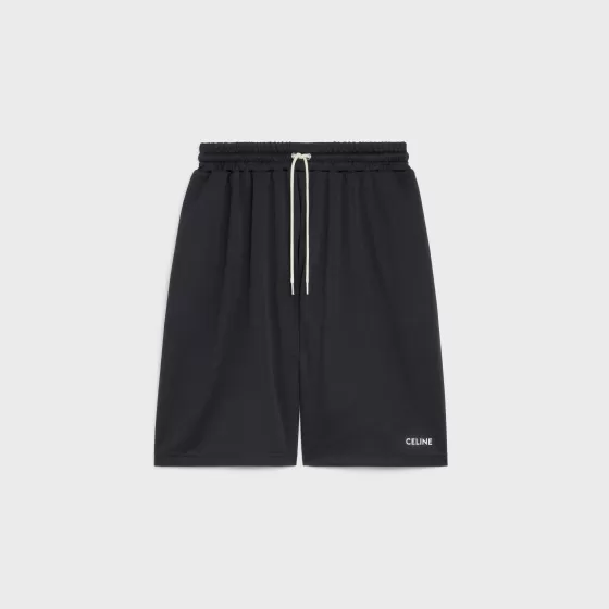 Reversible Oversized Shorts In Jersey - | ^CELINE Best