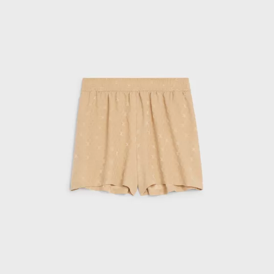 Shorts In Shiny Matte Silk - | ^CELINE Best