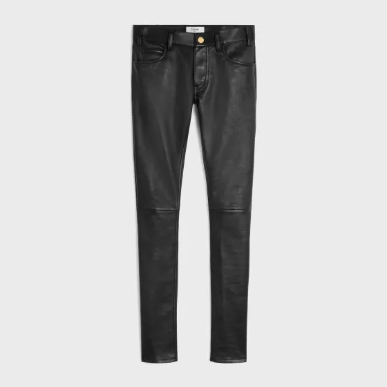 Skinny Jeans In Stretch Lambskin - | ^CELINE Store