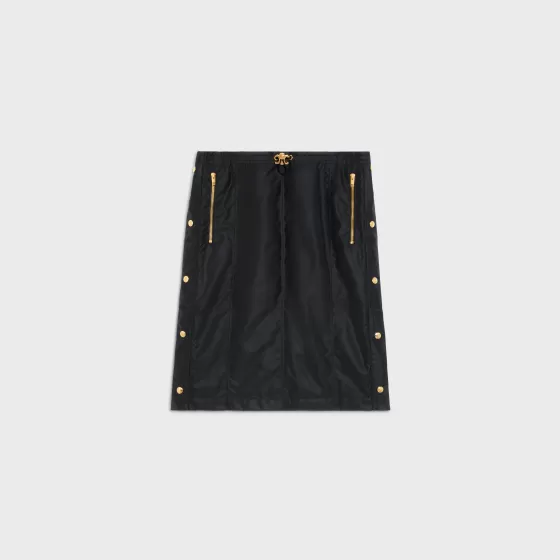 Skirt In Texturized Nylon - | ^CELINE Cheap