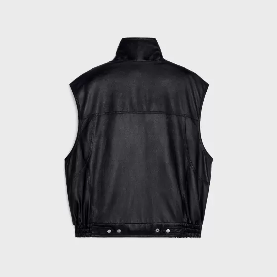 Sleeveless Jacket In Soft Lambskin - | ^CELINE Best Sale